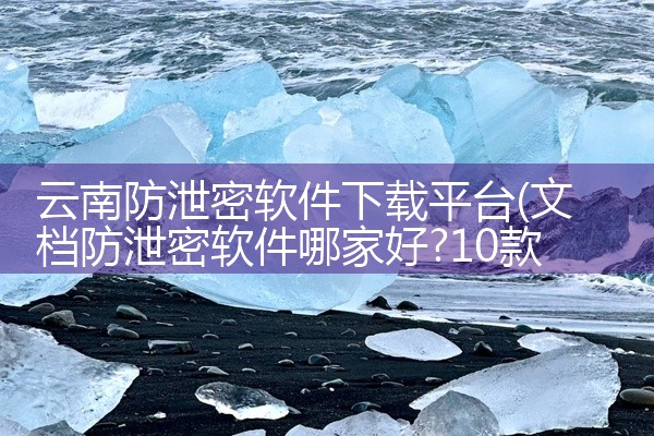 云南防泄密软件下载平台